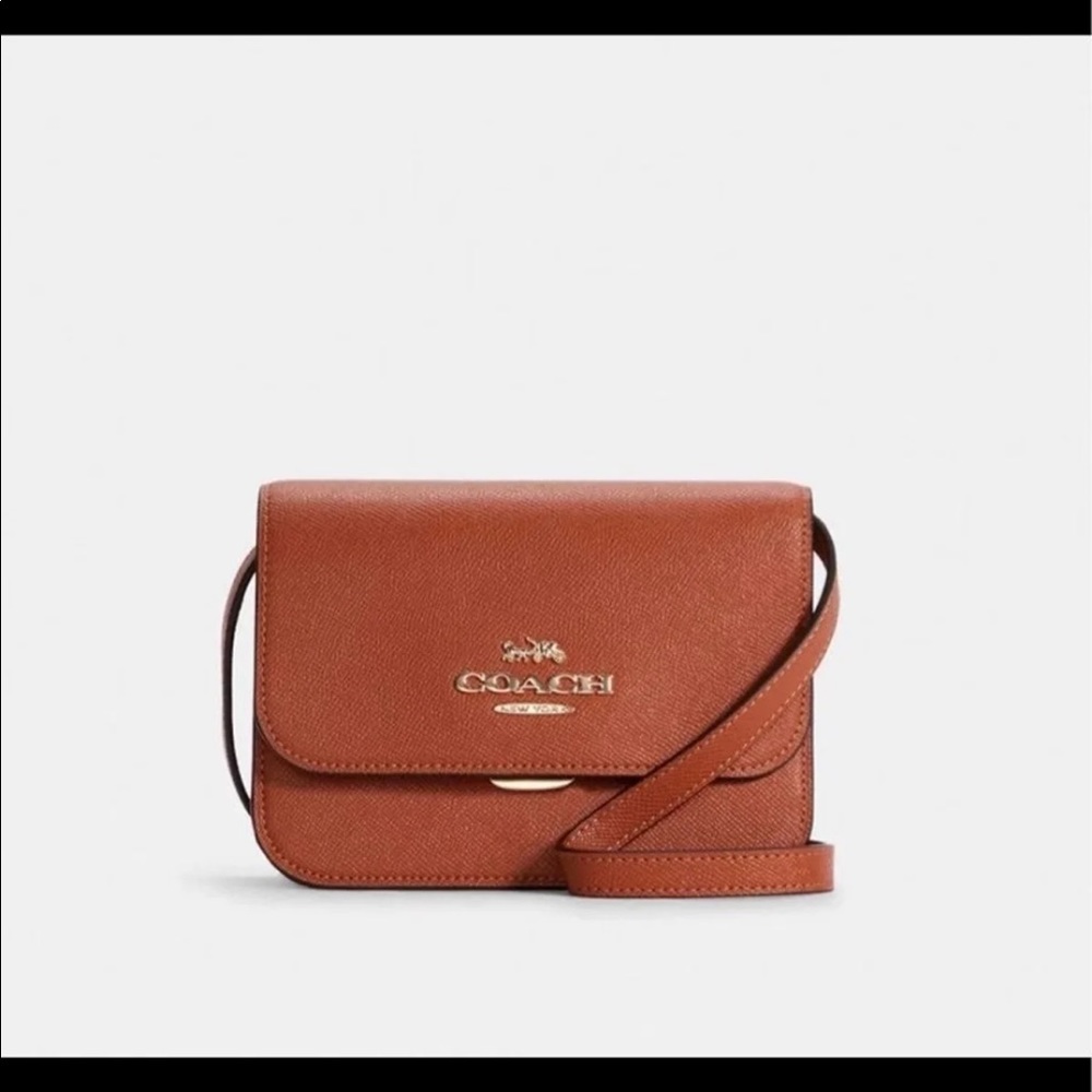 Coach Cross Grain Leather Mini Brynn Purse C5626